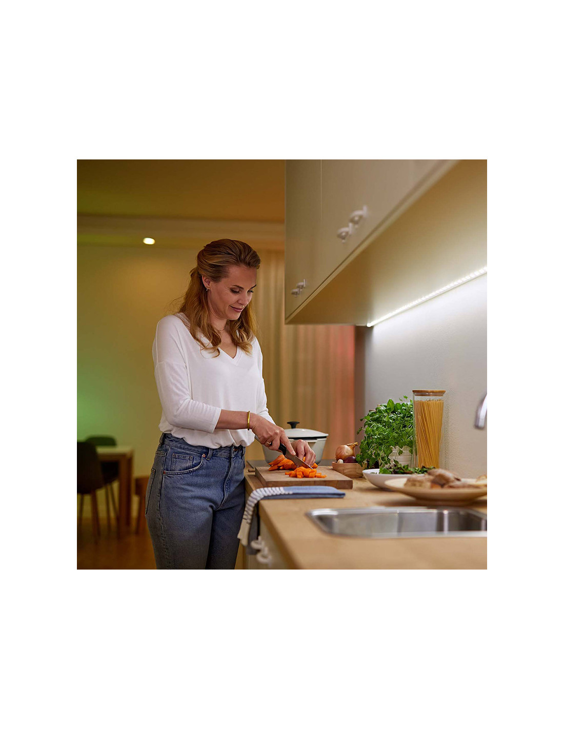 WiZ Wi-Fi LED strip Cinta 2M 1600lm StartKit Type-C