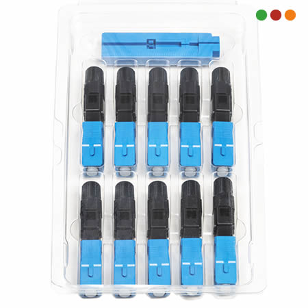 CONECTOR FIBRA INTELBRAS AZUL SC/UPC-XFF 1RS PACK X 10