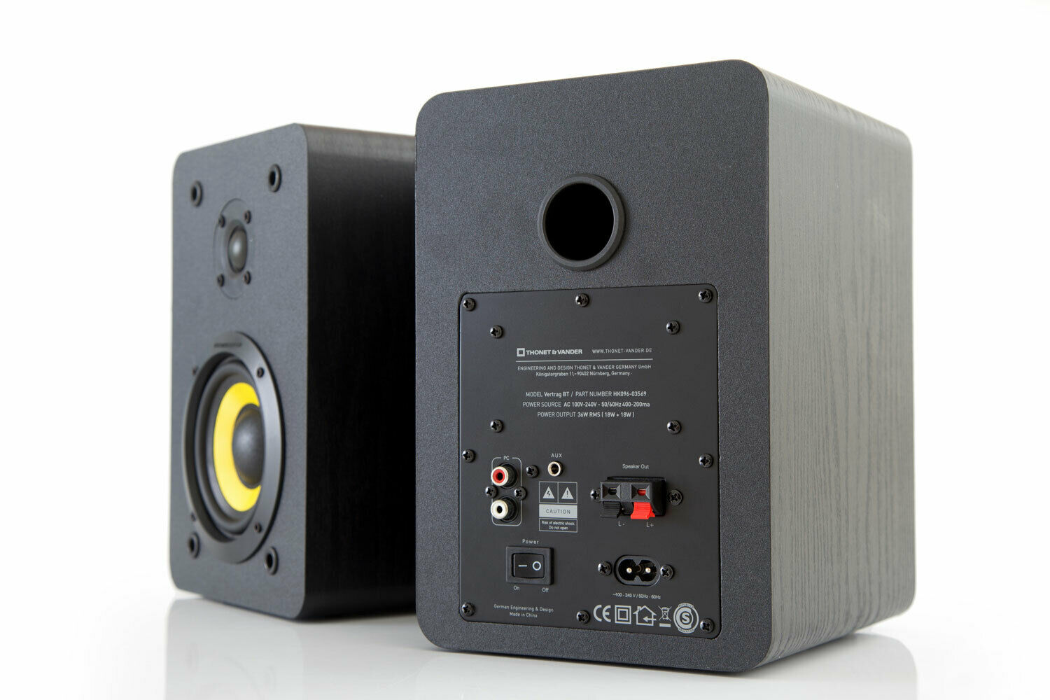 Parlante Thonet & Vander 2.0 BT Vertrag Negro