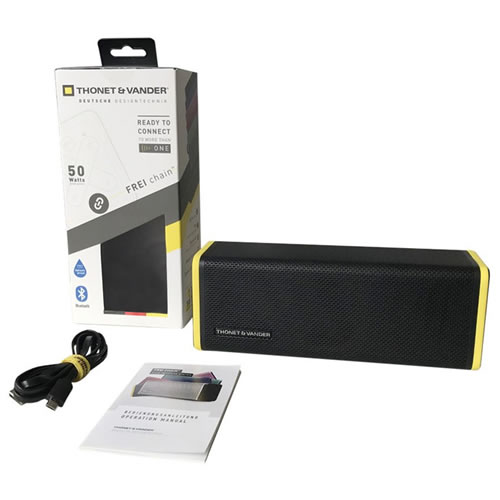 Parlante Thonet & Vander | Portable BT Frei Negro