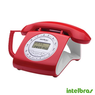 zzTelefonia Telefono TC8312 ID-Rojo Intelbras
