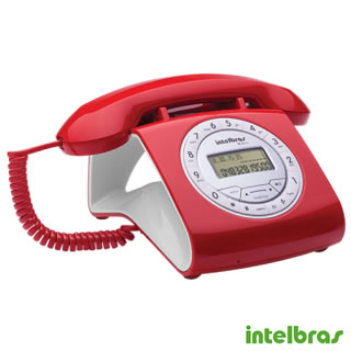 zzTelefonia Telefono TC8312 ID-Rojo Intelbras