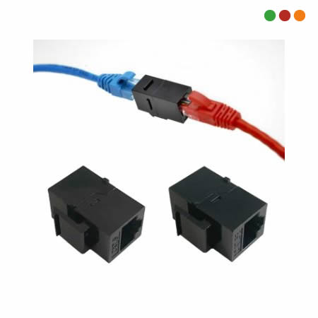 Conector / Ficha RJ45 CAT6 Cupla Hembra / Hembra OEM