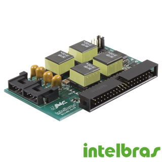 Tarj 4 Internos Digitales IMPACTA 16 / 68i Intelbras