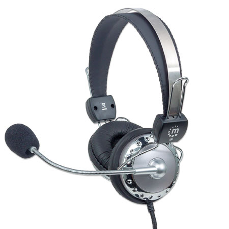 Auricular con Mic Estéreo Metal Manhattan