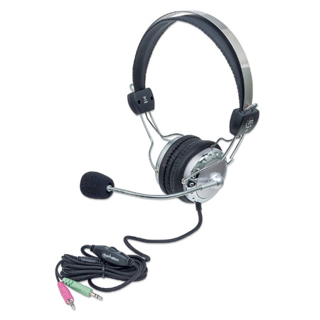 Auricular con Mic Estéreo Metal Manhattan