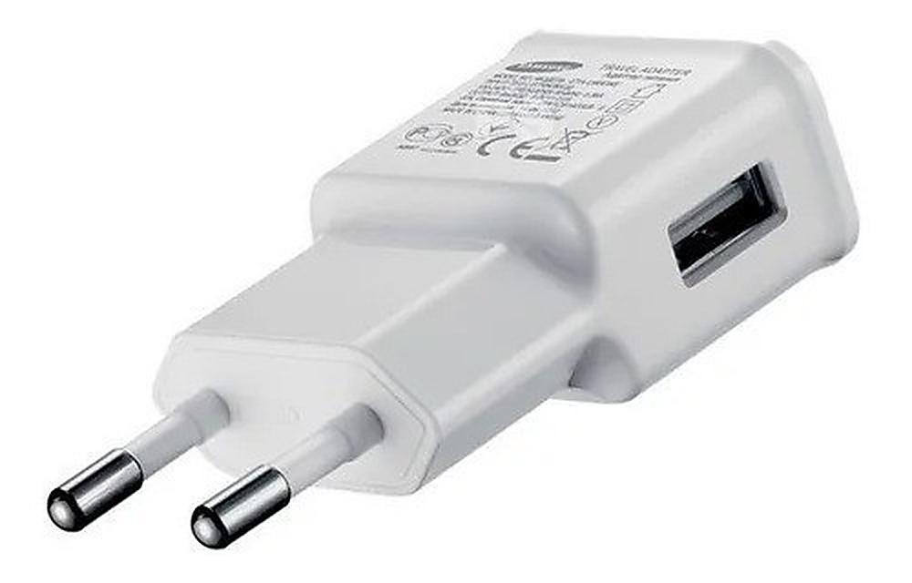 Cargador 220v a USB H-2 A Blancos