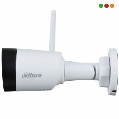 Seg. IP Cam. BULLET 2MP WIFI IR FIXED-FOCAL / IPC-HFW1230DS1P-SAW | DAHUA