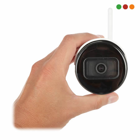 Seg. IP Cam. BULLET 2MP WIFI IR FIXED-FOCAL / IPC-HFW1230DS1P-SAW | DAHUA