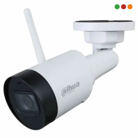 Seg. IP Cam. BULLET 2MP WIFI IR FIXED-FOCAL / IPC-HFW1230DS1P-SAW | DAHUA