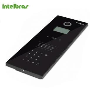 Video Portero Frente de calle-IP PV IP1000-Negro INTELBRAS