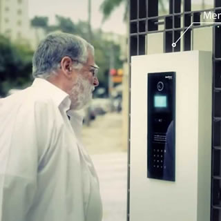 Video Portero Frente de calle-IP PV IP1000-Negro INTELBRAS