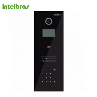 Video Portero Frente de calle-IP PV IP1000-Negro INTELBRAS