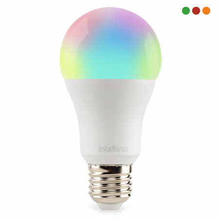 Lampara LED WiFi SMART RGB Intelbras 10 Watts EWS 407 IZY