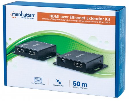 Extensor HDMI por UTP hasta 50 mts | 1 UTP | Manhattan