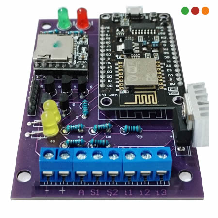 PORTERIA IP-Modulo Monitoreo 3 IN / 2 PGM / 1 AUDIO / CID / APP-iCADA 1610