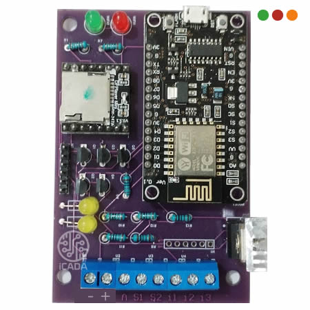 PORTERIA IP-Modulo Monitoreo 3 IN / 2 PGM / 1 AUDIO / CID / APP-iCADA 1610