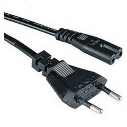 Cable Alim. Tipo 8 (C7) a 2 en Linea 1,5 Mts. OEM