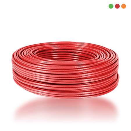 INCENDIO-Cable AWG20 2x 0,80mm | 100M | Rojo | F1020U/2-INNOVA