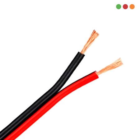 INCENDIO-Cable AWG20 2x 0,80mm | 305M | Rojo MULTIFILAR | 1523/UM2-INNOVA