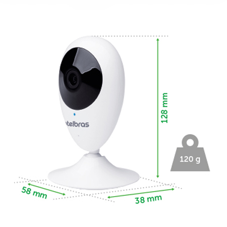 Cámara Cloud Wifi MIBO IC3 INTERIOR c/SD INTELBRAS