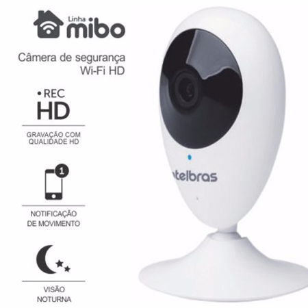 Cámara Cloud Wifi MIBO IC3 INTERIOR c/SD INTELBRAS