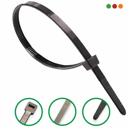 Herramienta Precintos 200 x 3 mm Negro x100