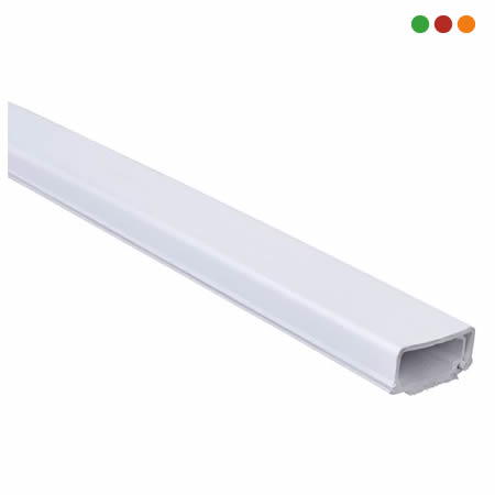 Canalizacion Ducto 20 x 10 mm / 2 mts / Blanco