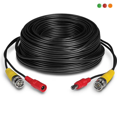 Cable BNC p/camaras HD 30 mts DC+VIDEO OEM