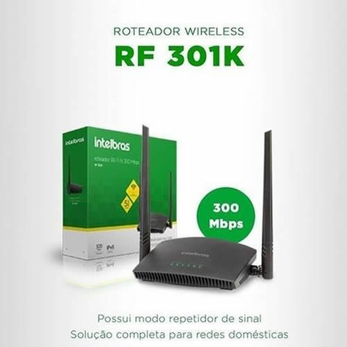 Router WiFi 300N RF 301K | INTELBRAS