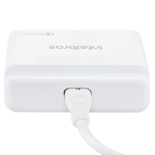 Cargador 220v a USB H x 4 p/ ESCRITORIO Quick Charge EC 4