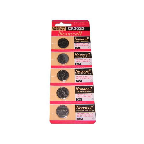 CR 2032-Pack x5-Novacell