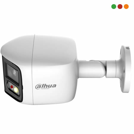 Seg. IP Cam. BULLET 8MP 4K TIOCDUO 180º (3 EN1) / IPC-PFW3849SP-A-1 | DAHUA