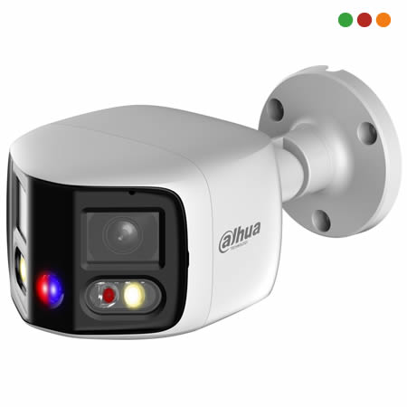 Seg. IP Cam. BULLET 8MP 4K TIOCDUO 180º (3 EN1) / IPC-PFW3849SP-A-1 | DAHUA