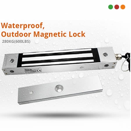 Cerrojo Electromagnetico 600 lbs para EXTERIOR con ZyL