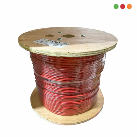 INCENDIO-Cable AWG24 4x 0,50 mm | 305M | Rojo | 1518U/4-INNOVA