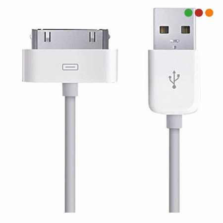 Cable PARA iPhone  4 4S 3 4 GS, USB Datos y Carga