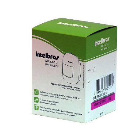 Sensor Inalambrico PIR IVP 2000 SF Intelbras