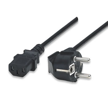 Cable Alim. Macho (C13) a Schuko | 1,0 Mts. OEM