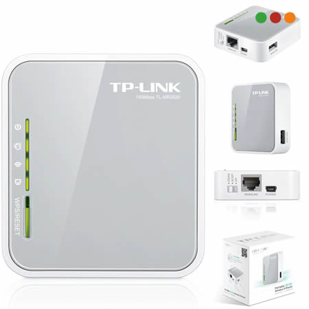 Router WiFi 3G/4G 150N TL-MR3020 TP-LINK