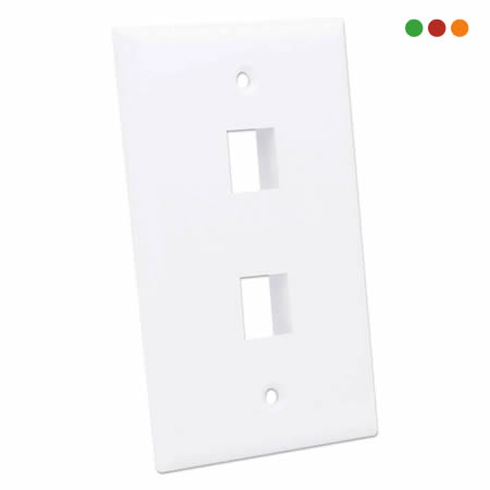 Tapa Interna x2 Jack Blanca Intellinet