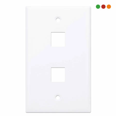 Tapa Interna x2 Jack Blanca Intellinet