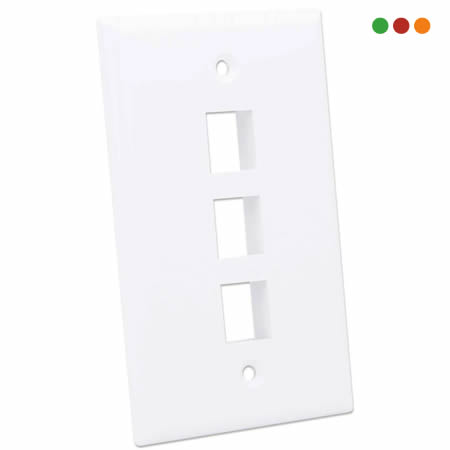 Tapa Interna x3 Jack Blanca Intellinet