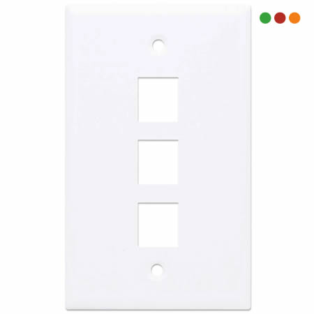 Tapa Interna x3 Jack Blanca Intellinet