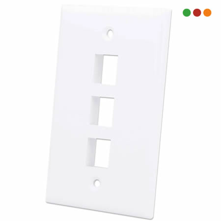 Tapa Interna x3 Jack Blanca Intellinet