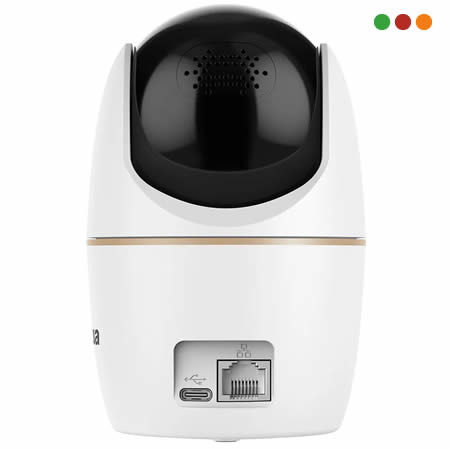 Seg. IP Cam. Wifi Cloud HERO 5+5MP DUAL INTERIOR-PTZ 360º / H5DP-5F-DAHUA