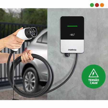 Estacion de carga Auto HOME 7.4kW Type2 EVE0074H INTELBRAS