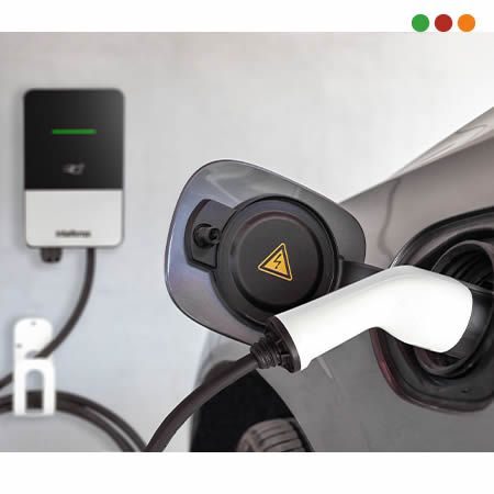 Estacion de carga Auto HOME 7.4kW Type2 EVE0074H INTELBRAS