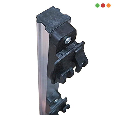 Cerca Electrica Asta TUBULAR 25mm | 6 aisladores W | 95cm | Recta-IGECAST