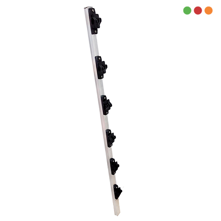 Cerca Electrica Asta TUBULAR 25mm | 6 aisladores W | 95cm | Recta-IGECAST